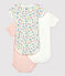 Confezione da 3 body a manica corta in cotone variante 1