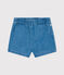 Shorts in denim leggero per beb&egrave; blu