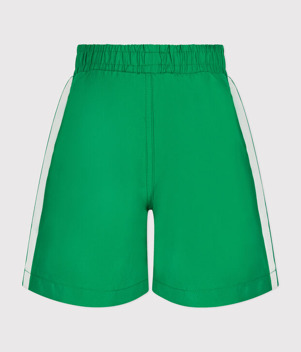 Shorts da mare bambino verde