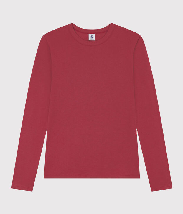 T-shirt L'ICONIQUE girocollo in cotone donna rosa