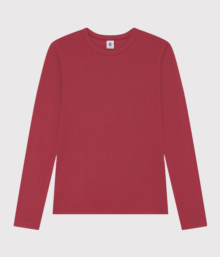 T-shirt L'ICONIQUE girocollo in cotone donna rosa