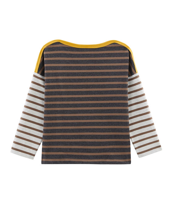 Marinière bambino nero CITY/marrone COCOA