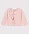 Cardigan in cotone bambina rosa SALINE