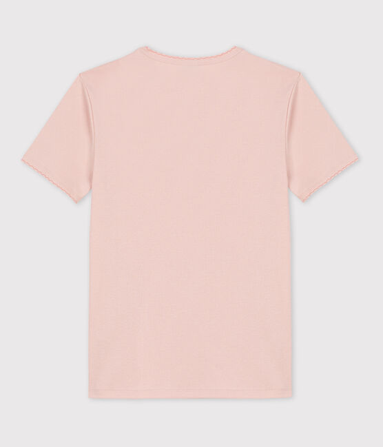 T-shirt coccotte "L'ICONIQUE" in cotone Donna rosa SALINE