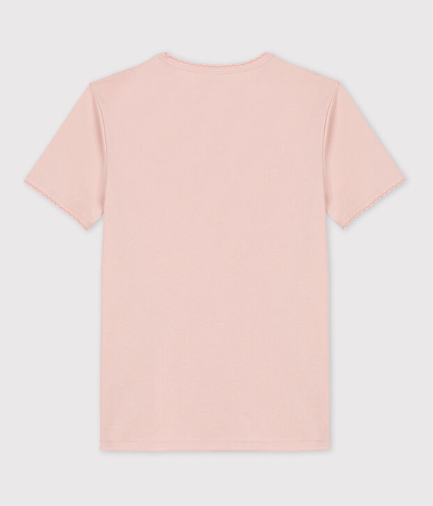 T-shirt coccotte L'ICONIQUE in cotone Donna rosa