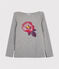 T-shirt serigrafata bambina grigio SUBWAY CHINE