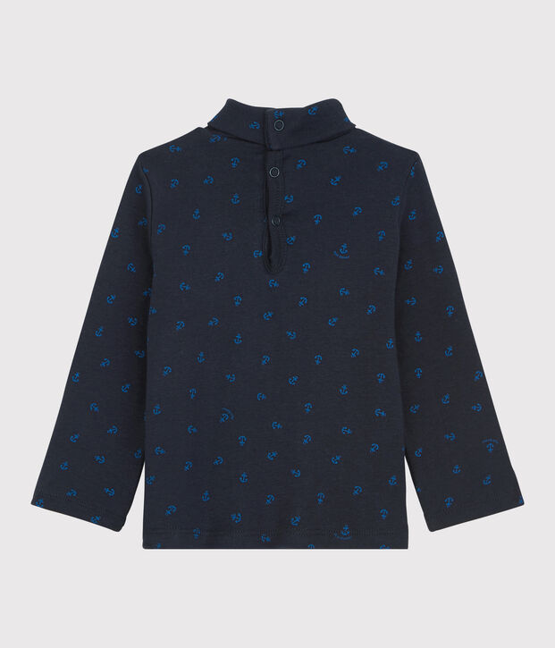 Sottogiacca in cotone beb&egrave;. blu/blu