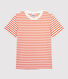 T-shirt marinière in cotone Donna