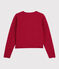 Cardigan in cotone bambina rosso TERKUIT BRILLANT