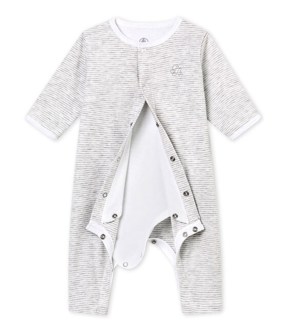 Bodygiama®per bebé unisex grigio BELUGA/bianco ECUME