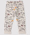 Pantalone in tubique bebè maschio grigio BELUGA/bianco MULTICO