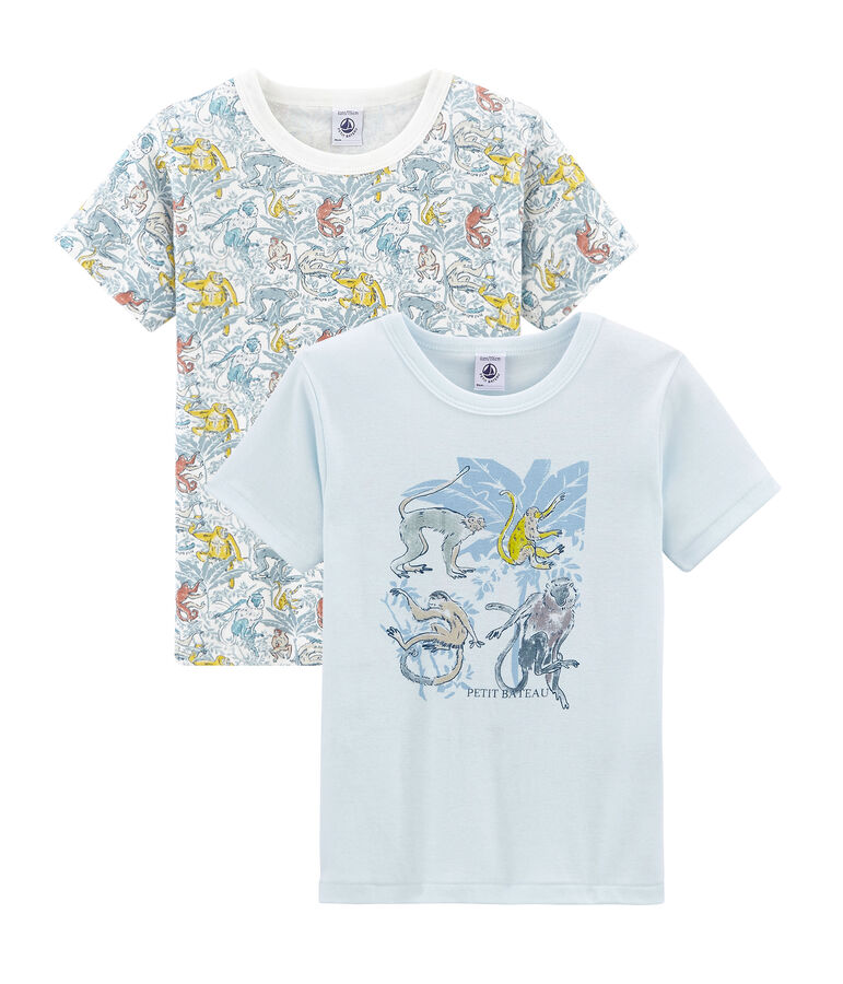 Due t-shirts bambino maniche corte variante 1