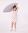 Camicia da notte bambina in cotone motivo cuore bianco MARSHMALLOW/rosso TERKUIT