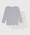Set di T-shirt a maniche lunghe in cotone con stampa di zebre bambino variante 1