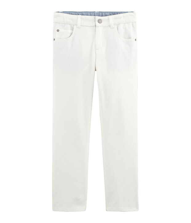 Pantalone bambino bianco