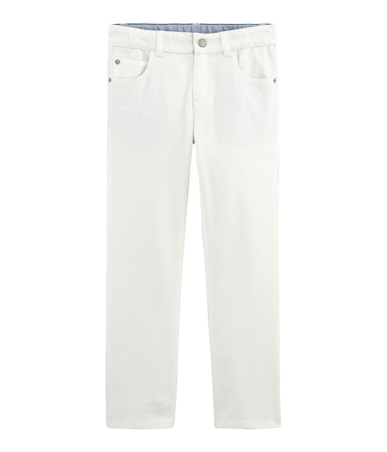Pantalone bambino bianco