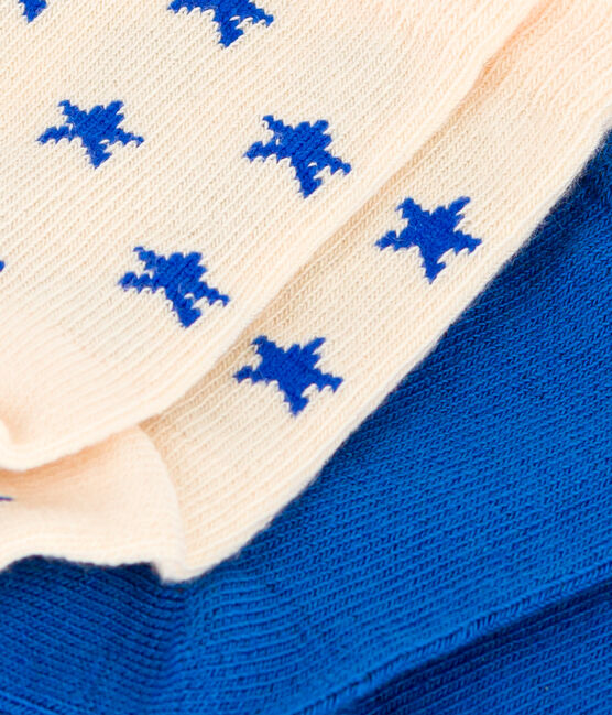 Confezione da 2 paia di calzini stelle in jersey di cotone bebè variante 2