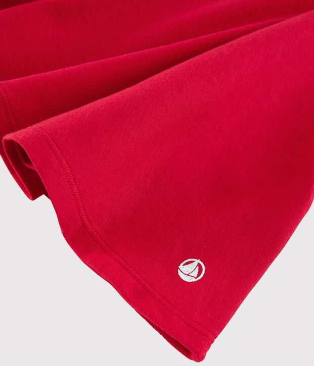 Gonna in maglia bambina rosso