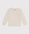 T-shirt a maniche lunghe in jersey flammé  bambino beige MONTELIMAR CHINE