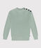Maglione a costa inglese in cotone Donna verde HERBIER