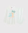Pigiama bambina in tubique bianco MARSHMALLOW/bianco MULTICO