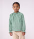 Blusa a maniche lunghe in cotone con stampa bambina