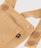 Salopette corta in denim colorato per bebè beige TOURONE