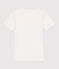 T-shirt a maniche corte in cotone bambino bianco ECUME/bianco MULTICO