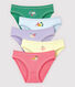 Confezione da 5 slip frutti bambina