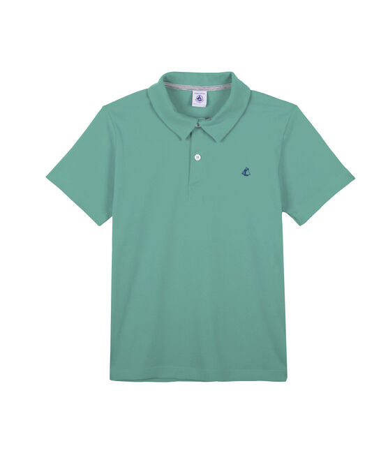 Polo bambino verde ALOEVERA