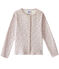Cardigan bambina stampato bianco MARSHMALLOW/bianco MULTICO