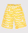 Shorts da mare bambino con stampa giallo ORGE/bianco MARSHMALLOW