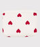 Astuccio cuore rosso bebè in cotone bianco MARSHMALLOW/rosso TERKUIT