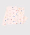 Pigiama maschera ballerina bambina a costine rosa FLEUR/bianco MULTICO