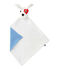 Doudou piatto cane bianco ECUME/bianco MULTICO