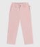 Pantaloni in velluto tinta unita bambina rosa JOLI