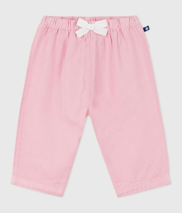 Pantaloni in morbido cotone tinta unita neonato MARQUISE