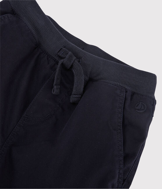 Pantaloni in gabardine bambino blu SMOKING