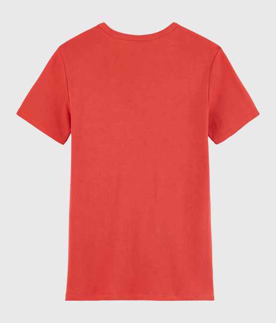T-shirt scollo a V iconica Donna arancione OURSIN
