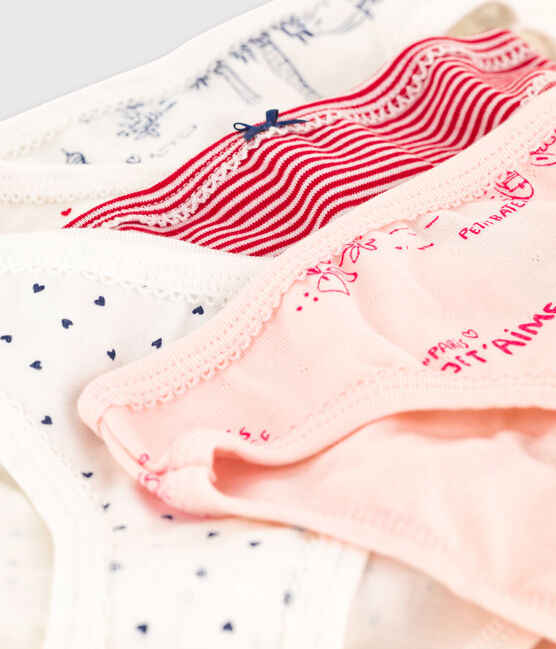 Confezione da 5 slip tela di Jouy Parigi bambina variante 1