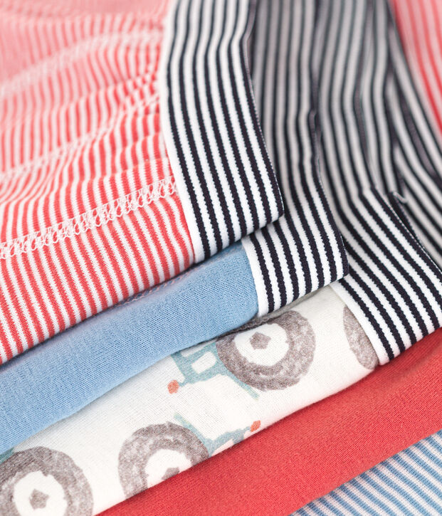 Confezione da 5 boxer bambino in cotone motivo trattore multicolore