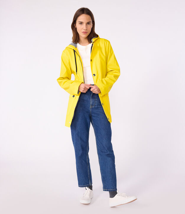 Iconico impermeabile da donna/uomo giallo