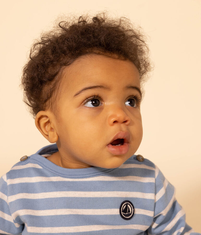 Marini&egrave;re in jersey spesso per beb&egrave; AZUL/ MONTELIMAR