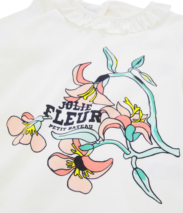 T-shirt bambina bianco