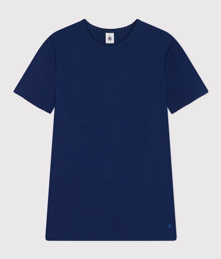 T-shirt L'ICONIQUE cocotte in cotone Donna blu