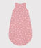Sacco nanna neonato in cotone a fiori TOG 1 rosa CHARME/bianco MARSHMALLOW