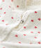 Tutina pigiama bambina in tubique bianco MARSHMALLOW/rosso TERKUIT