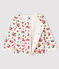 Cardigan bebè femmina in tubique bianco MARSHMALLOW/bianco MULTICO