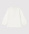 Blusa in cotone bebè. bianco MARSHMALLOW