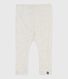Leggings in cotone tinta unita neonato
